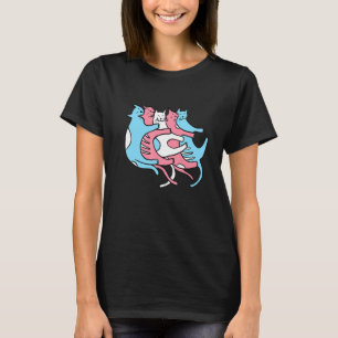 T-shirt Couleurs du drapeau de soutien transgenre FTM MTF