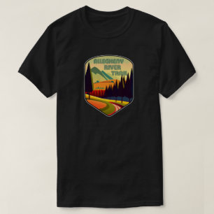 T-shirt Couleurs du sentier de la rivière Allegheny