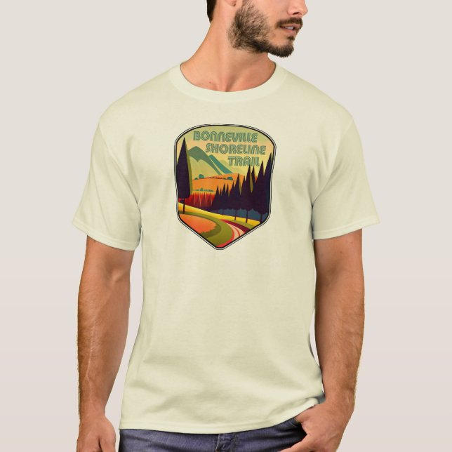 T-shirt Couleurs du sentier du rivage de Bonneville (Devant)