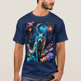 T-shirt Couleurs métalliques colorées Wolf