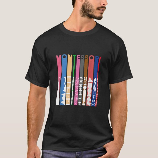 T-shirt Couleurs Montessori (Devant)