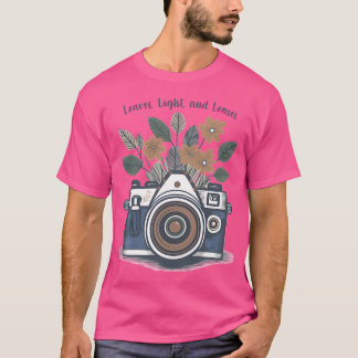 T-shirt Couleurs naturelles Amateurs de photographie Fleur
