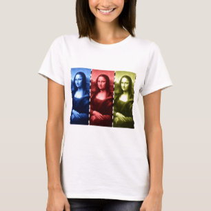 T-shirt Couleurs primaires Mona Lisa Poster de animal