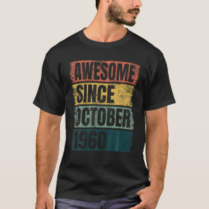 T-shirt Couleurs rétro 60e anniversaire Cadeau stupéfiant 