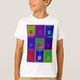 T-shirt Couleurs spéciales Père Noël HoHoho Pop Art