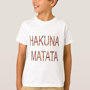 T-shirt Couleurs Vintages africaines Hakuna Matata.jpg