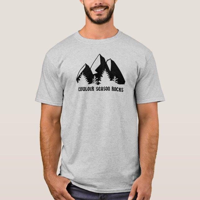 T-shirt Couloir Season Rocks (Devant)