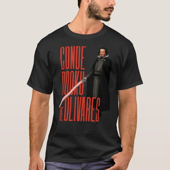 T-shirt Count Dooku De Olivares   (Devant)