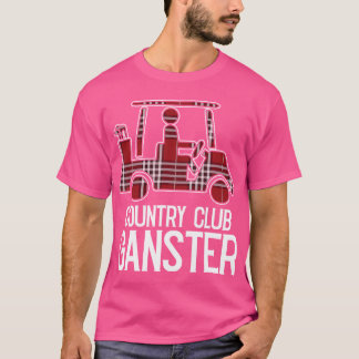 T-shirt Country Club Gangster Golf Panier Plaid Golf Sport