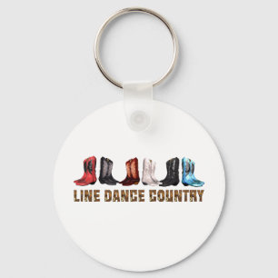 T-SHIRT Country Line Dance Schlüsselanhänger