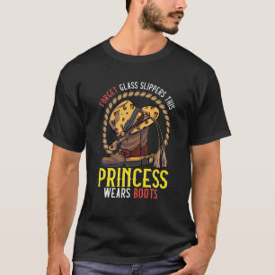 T-shirt Country Music Princess Cowgirl Boots Rodeo Princes