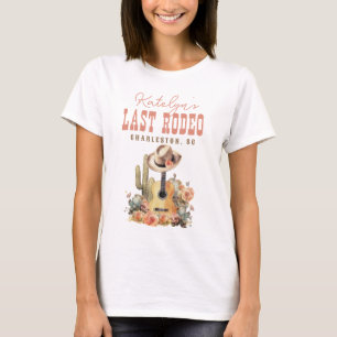 T-shirt Country Western Dernier Rodeo Bachelorette Week-en