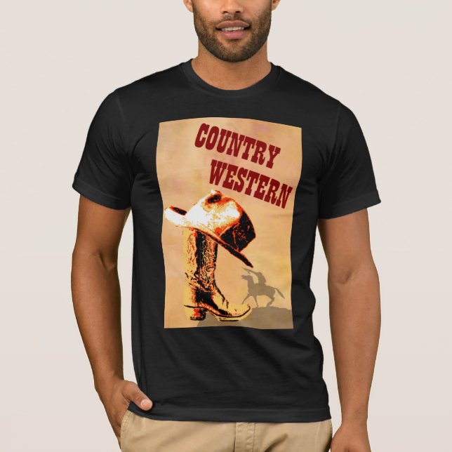 T-shirt Country Western Shirt (Devant)
