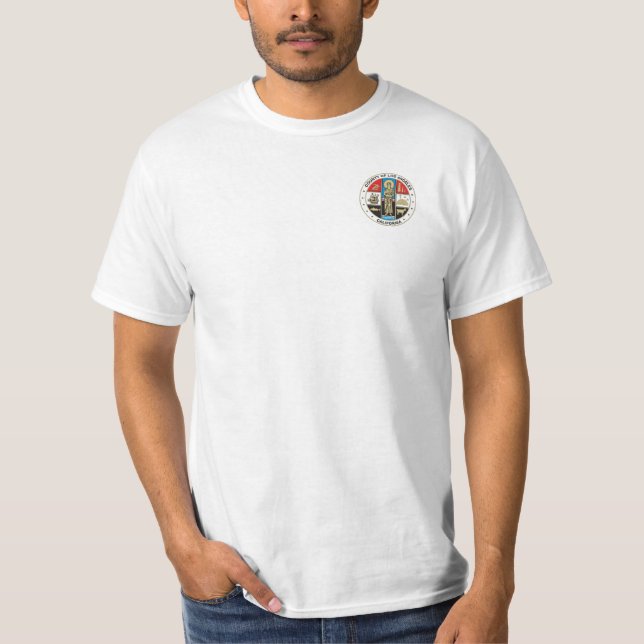T-shirt County of Los Angeles seal (Devant)