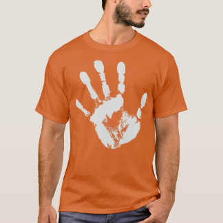 T-shirt Coup compté main blanche imprimer Saruman