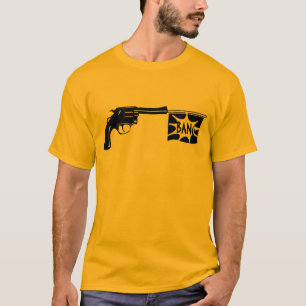 T-shirt coup d'arme à feu