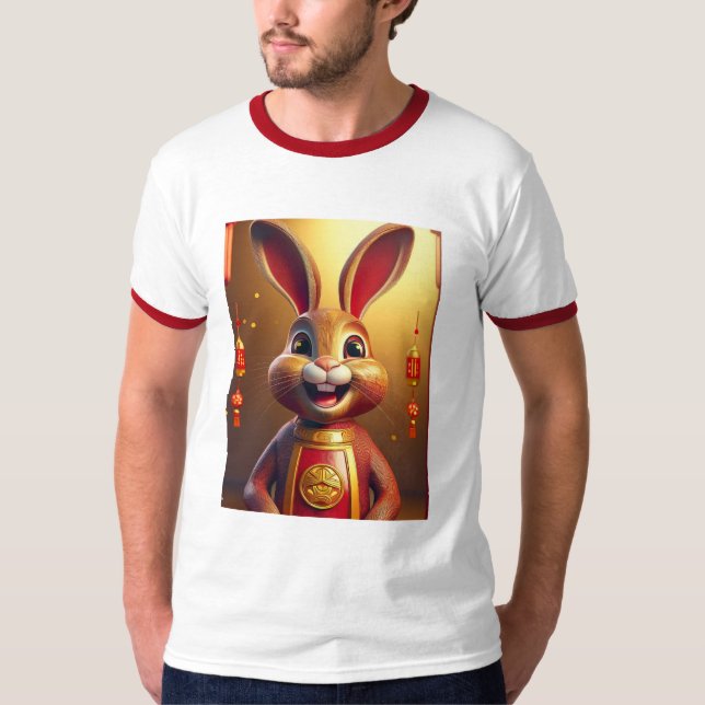 T-shirt coup de lapin (Devant)