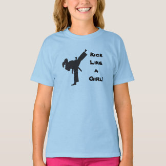 T-shirt Coup-de-pied comme une queue de cheval du