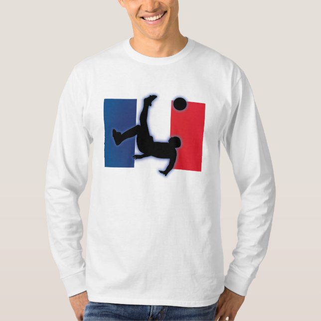 T-shirt Coup-de-pied de bicyclette de la France (Devant)