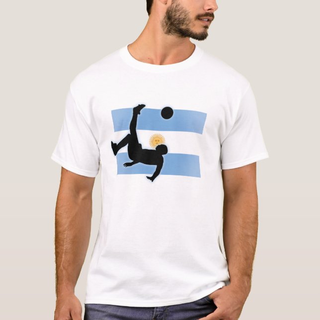 T-shirt Coup-de-pied de bicyclette de l'Argentine (Devant)