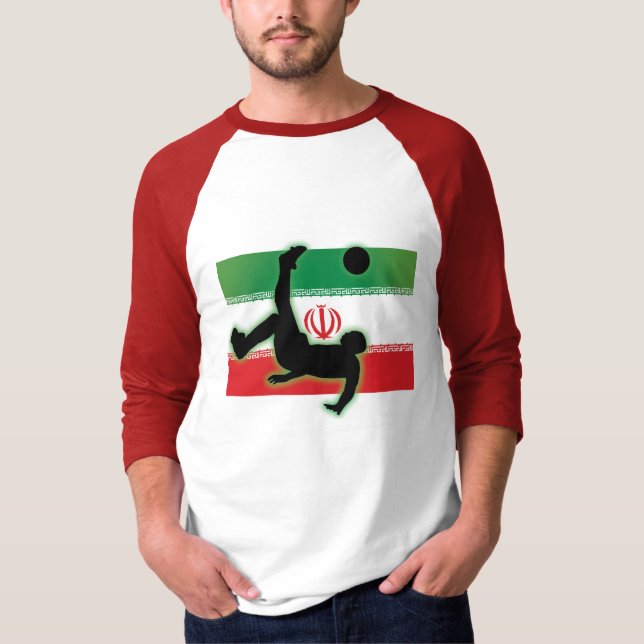 T-shirt Coup-de-pied de bicyclette de l'Iran (Devant)