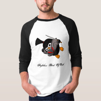T-shirt Coup-de-pied de dragon de pingouin de Ninja