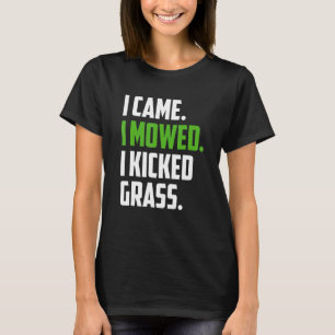 T-shirt Coup d'herbe gazon tondeur tondeuse de pelouse Lan