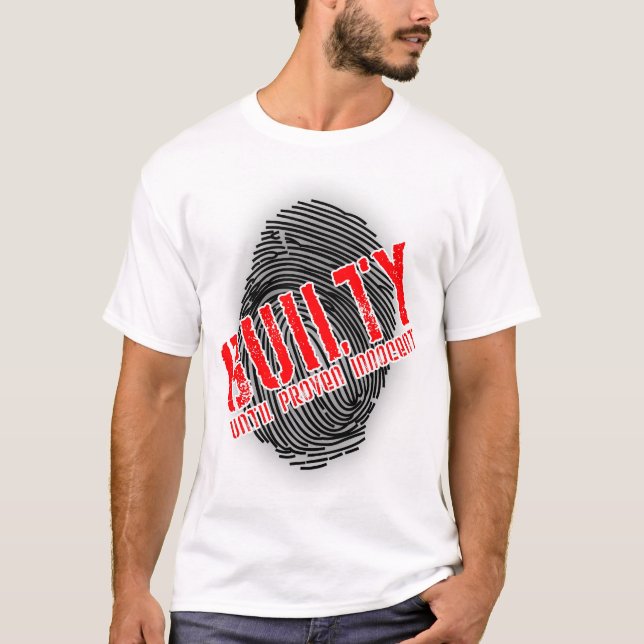 T-shirt Coupable (Devant)
