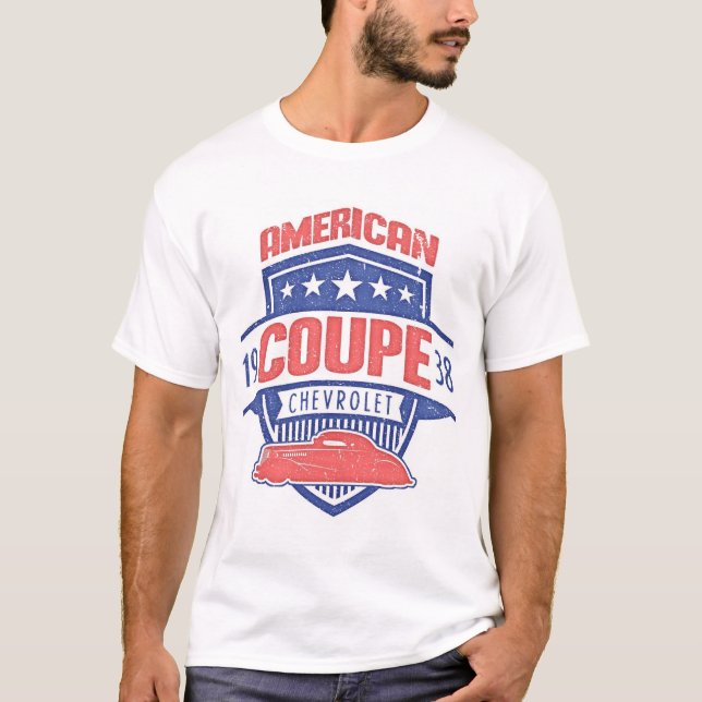 T-shirt COUPÉ 1938 AMÉRICAIN de Chevrolet de série de (Devant)