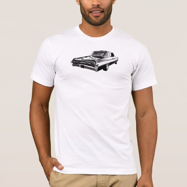 T-shirt Coupé 1962 d'Olds Starfire de schéma (Devant)