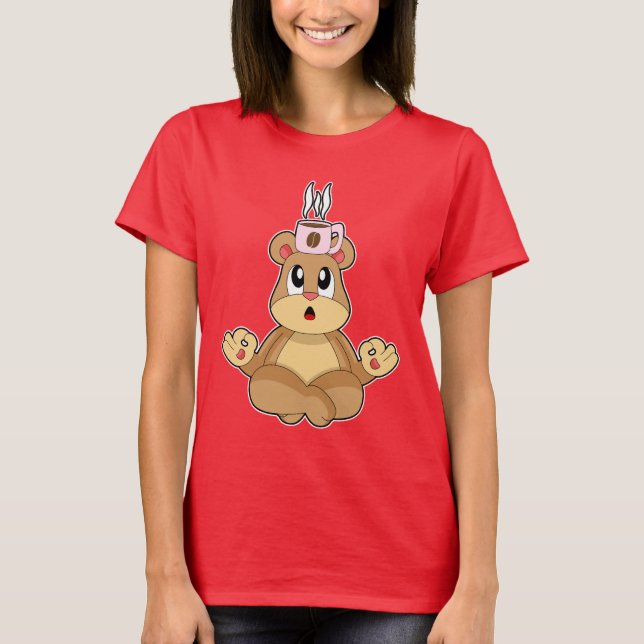 T-shirt Coupe Bear Coffee (Devant)