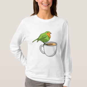 T-shirt Coupe Bird Coffee