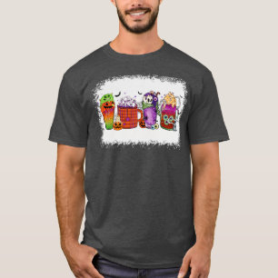 T-shirt Coupe Chocolat Chaud Automne Halloween