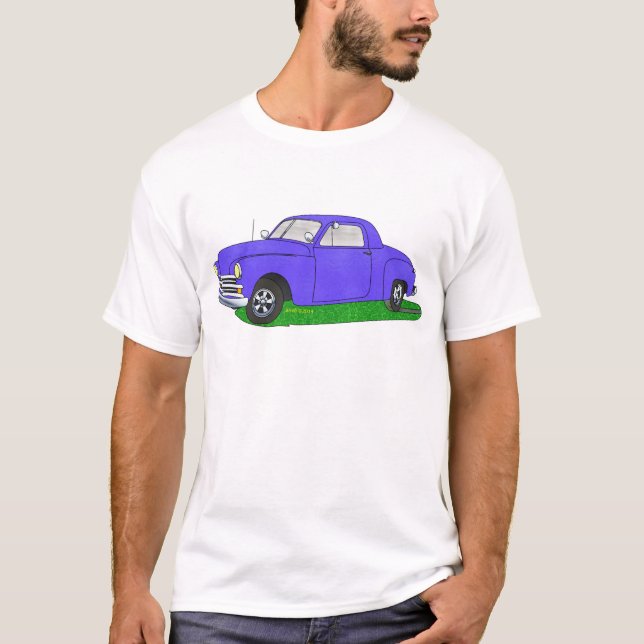 T-shirt Coupé d'affaires de 50 Plymouth (Devant)
