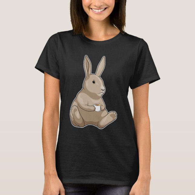 T-shirt Coupe de café Bunny (Devant)