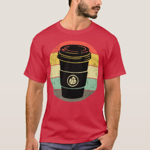 T-shirt Coupe de café rétro pour n'importe quel Lover de c