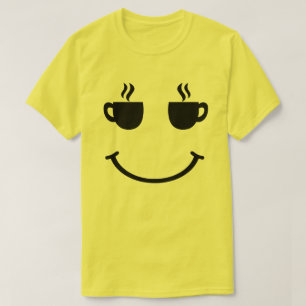 T-shirt Coupe de café sourire