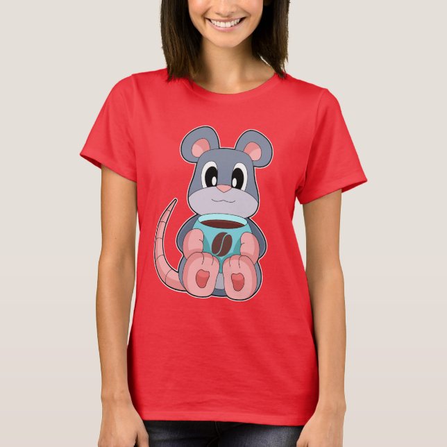 T-shirt Coupe de café souris (Devant)
