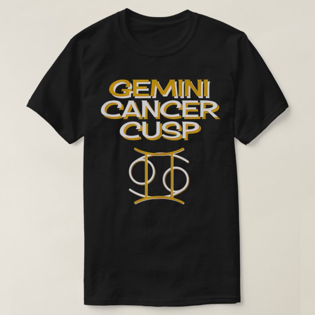 T-shirt Coupe de cancer Gemini  (Design devant)