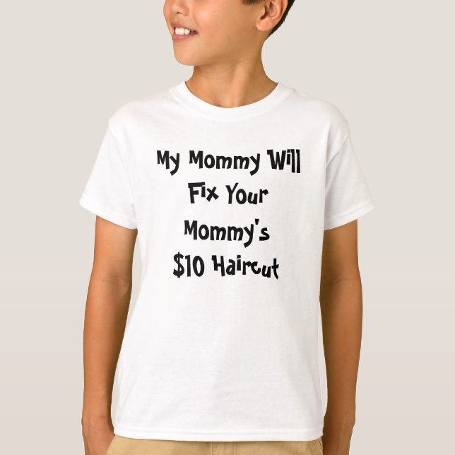T-shirt Coupe de cheveux (Devant)