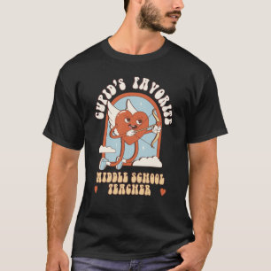 T-shirt Coupe de l'enseignant du collège préféré de Cupid