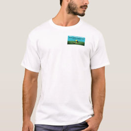 T-shirt Coupe de l'herbe dans le paysage des soins