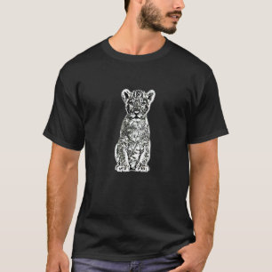 T-shirt Coupe de Lion Afrique Big Chat Motif Mane Lions co