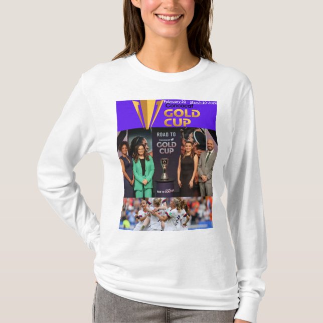 T-shirt Coupe d'or CONCACAF W 2024 : Édition USA (Devant)