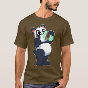 T-shirt Coupe du café Panda