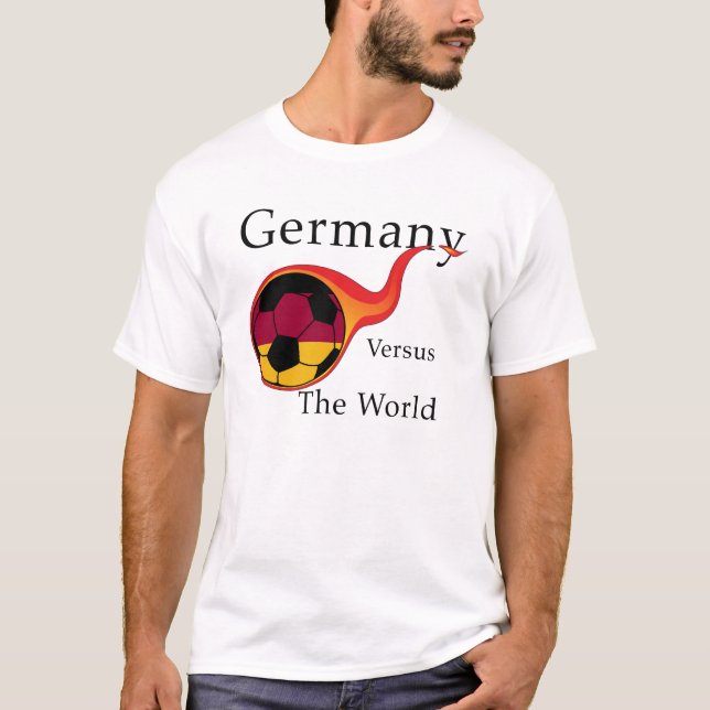 T-shirt Coupe du monde - Allemagne contre monde (Devant)