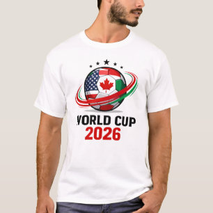 T-shirt Coupe du Monde de Football 2026 