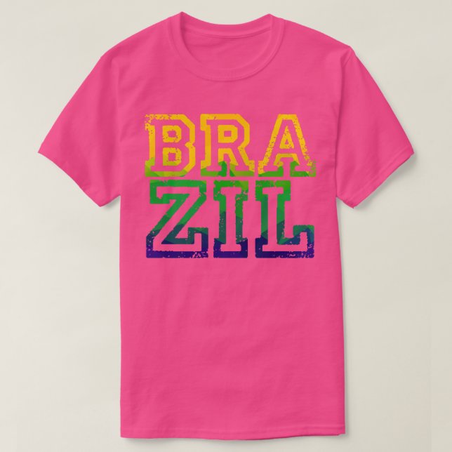 T-shirt Coupe du monde de football du Brésil (Design devant)