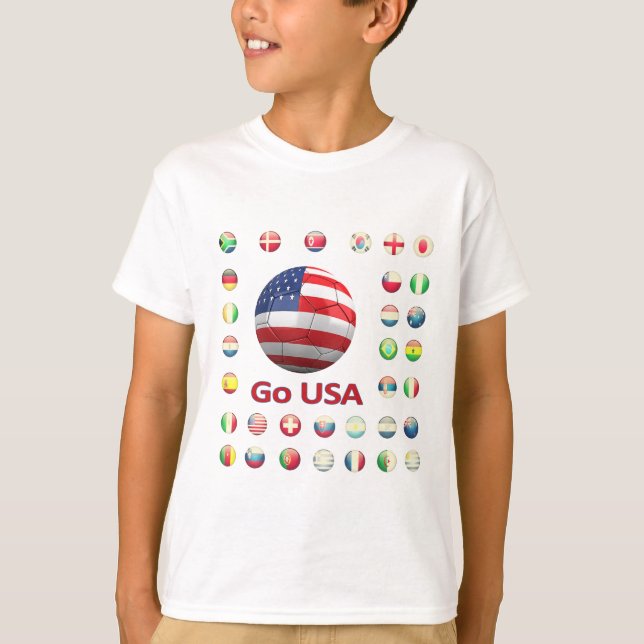 T-shirt Coupe du monde des Etats-Unis Afrique du Sud 2010 (Devant)