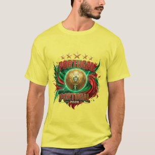 T-shirt Coupe du Monde FIFA 2026 - Portugal